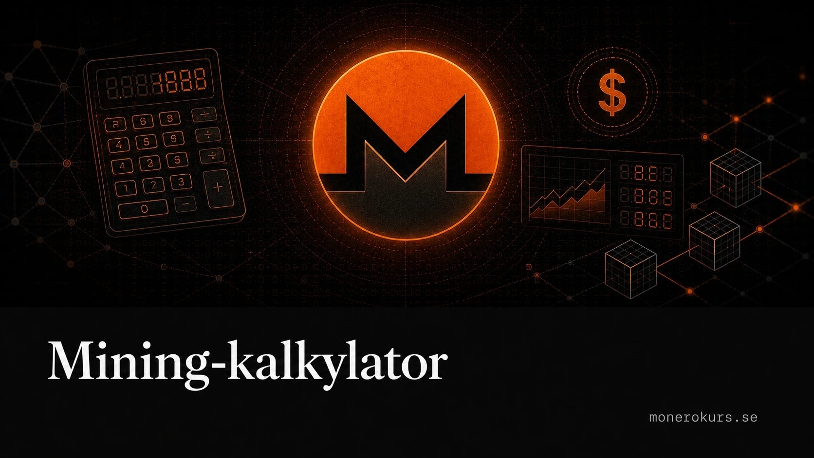Monero mining-kalkylator